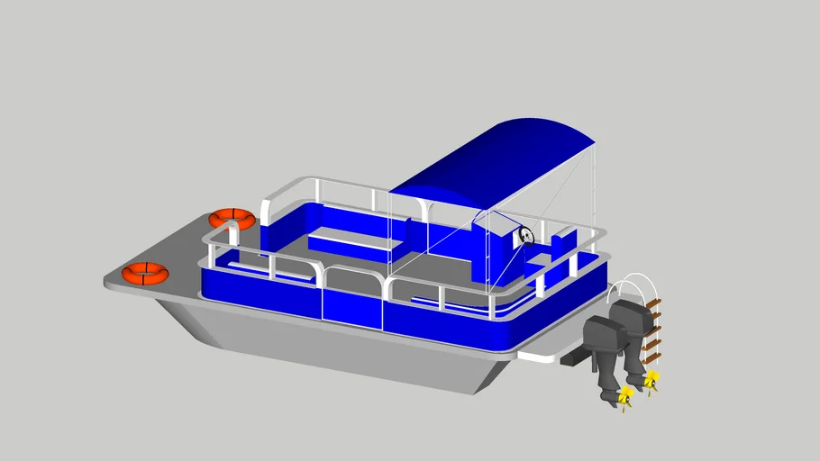 Pontoon Boat | 3D Warehouse