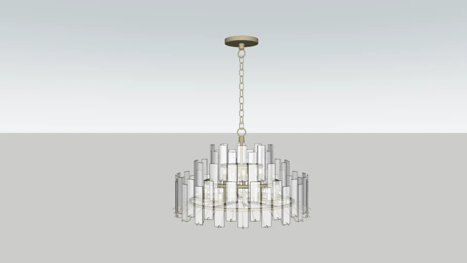GLASS CHANDELIER