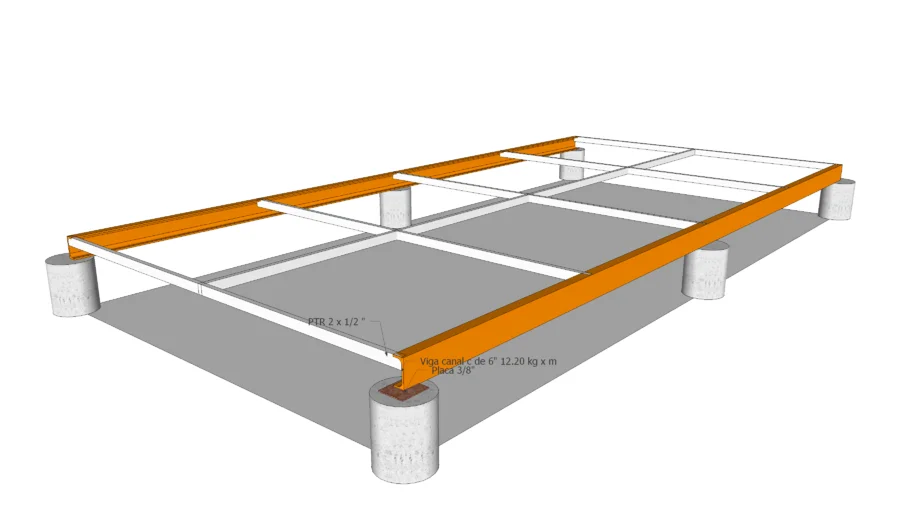 BASE DE ESTRUCTURA | 3D Warehouse