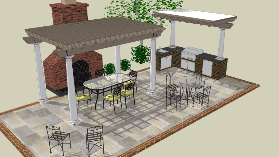Outdoor Kitchen Pergolas