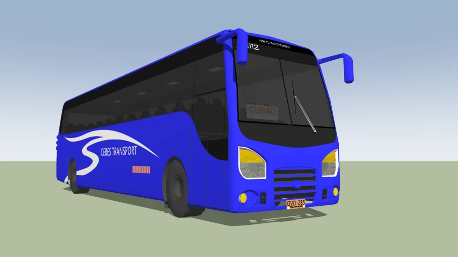 Philippine Bus Ceres Blue