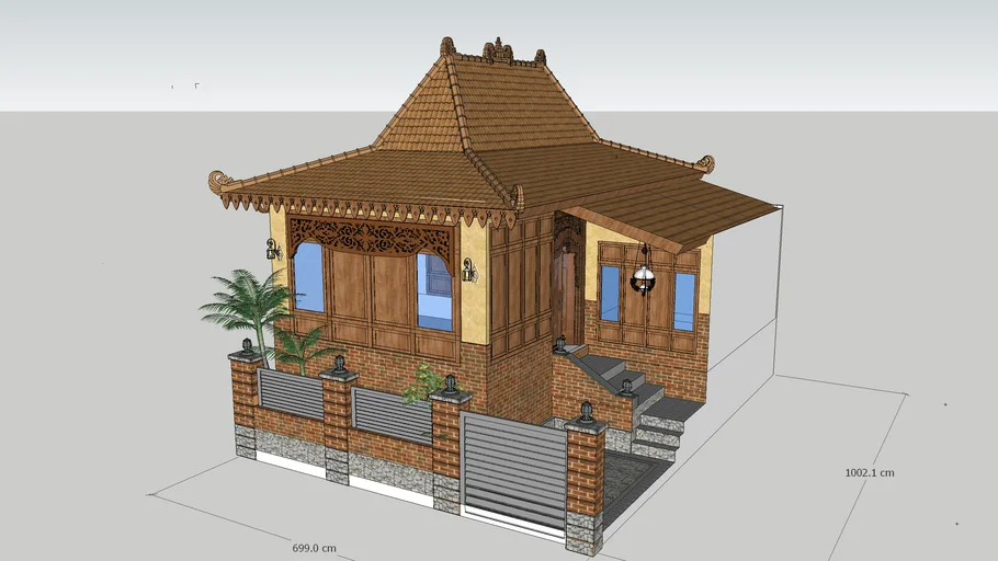 rumah 60m2 (6x10) model limasan