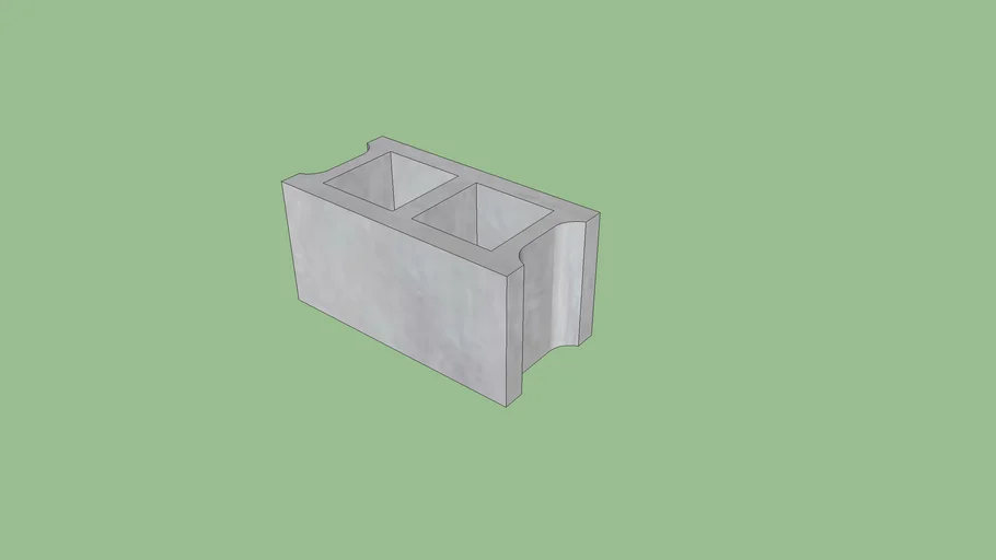 Real Sized Cinder Block