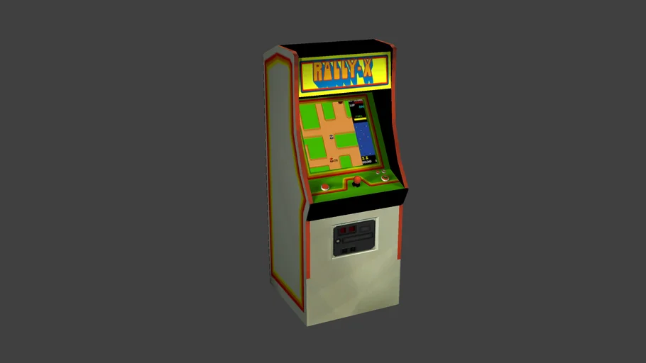 Rally-X - Arcade Game Cabinet (1980)