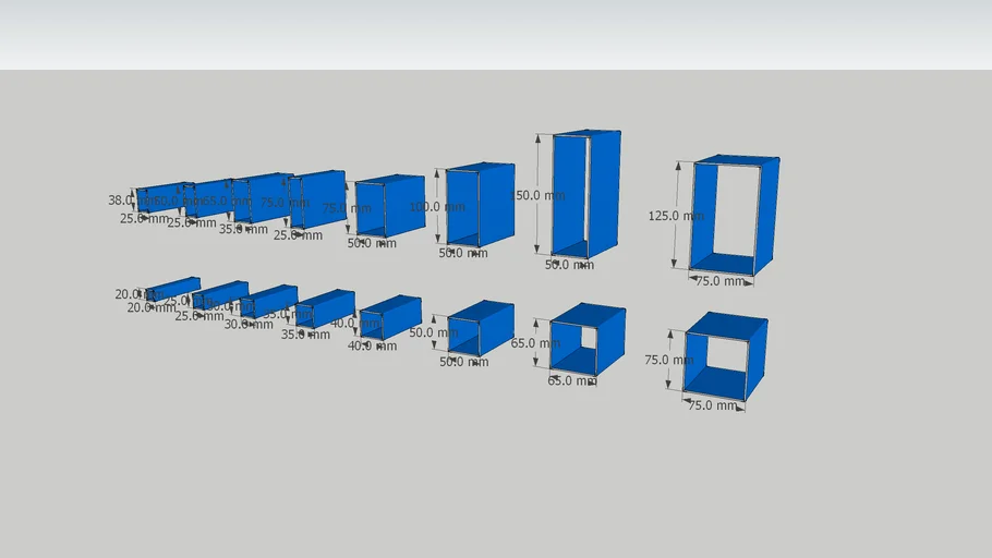 SHS and RHS steel sizes from 20mm up