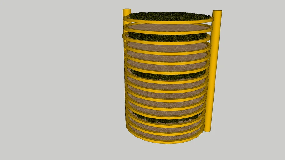 Tea leaf drying rack