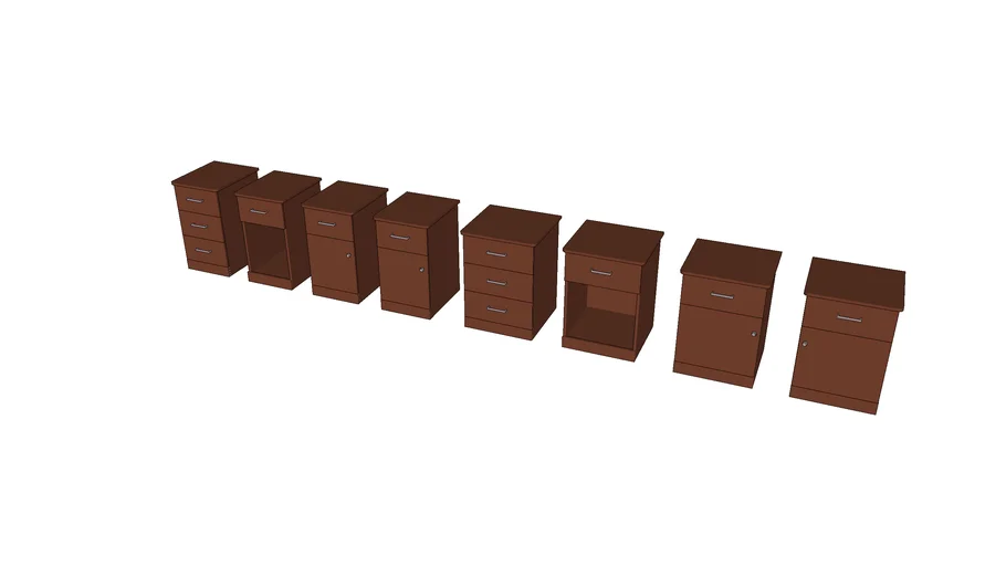 Carolina Theatre Casegood Bedside Cabinets