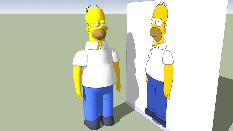 Homer Simpson 3D Model!!!! (best in the warehouse)
