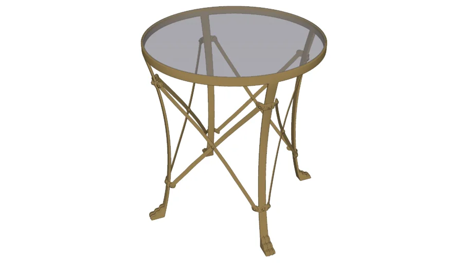 Mesa Alfredo Dourada Entreposto