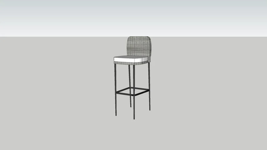 Rattan Sedia/Bar stool Kantori