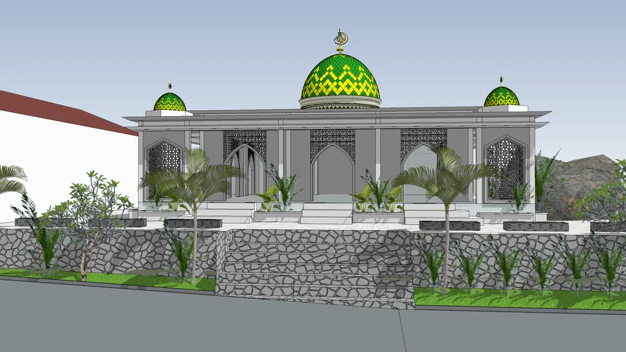 masjid mosque lanscape