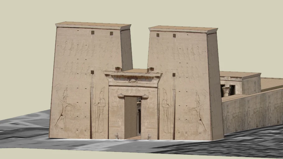 Temple of Horus in Edfu