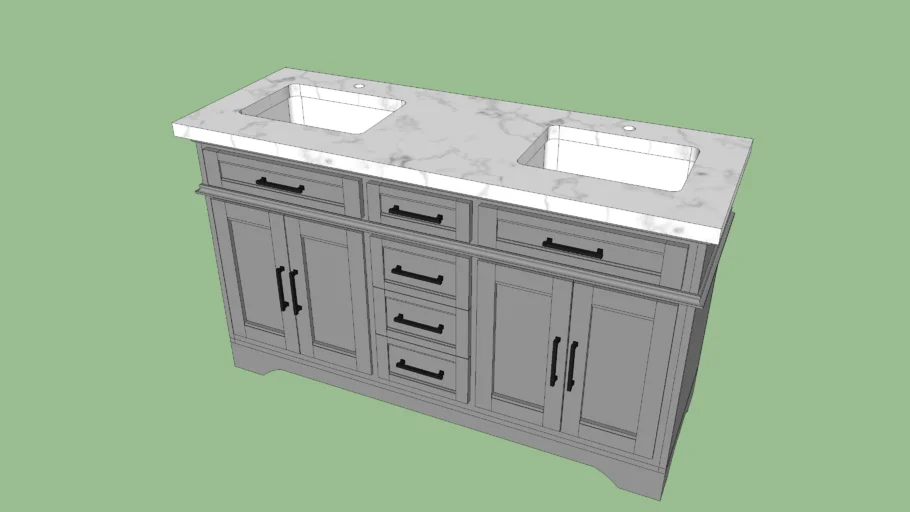 Double Vanity 60 inch