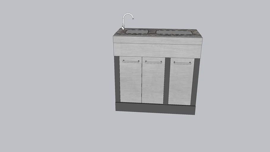 Modular Outdoor Kitchen & sink
