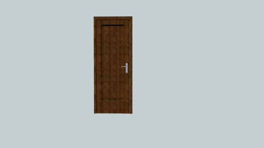 puerta de madera