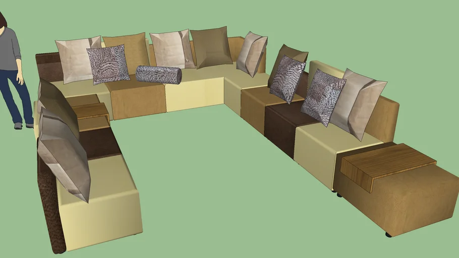 sectional sofa | 3D Warehouse