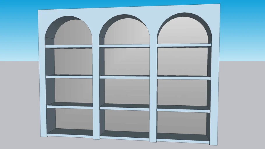 Bar Arched shelves
