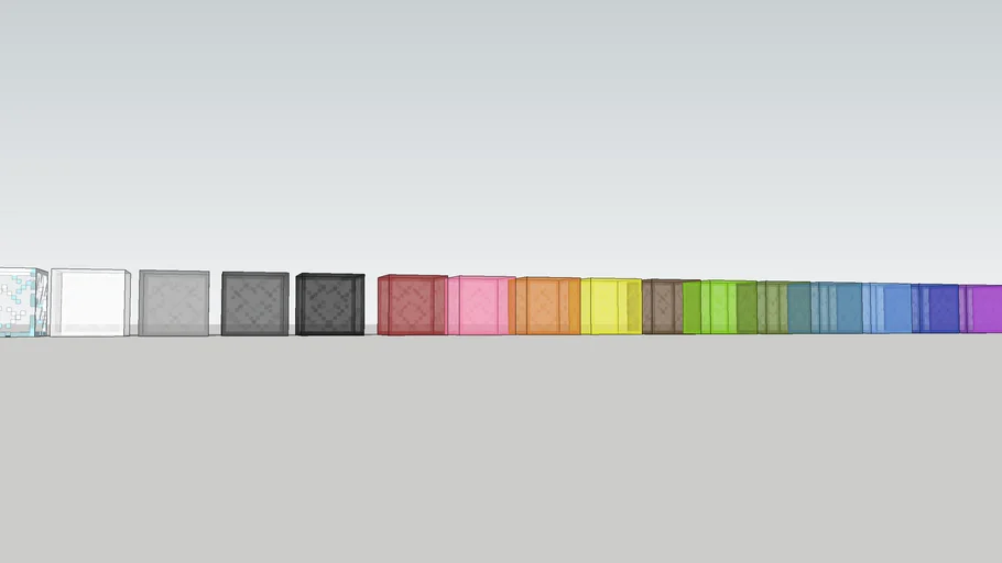 Minecraft Glass | 3D Warehouse