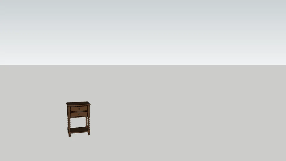 bedside table wooden