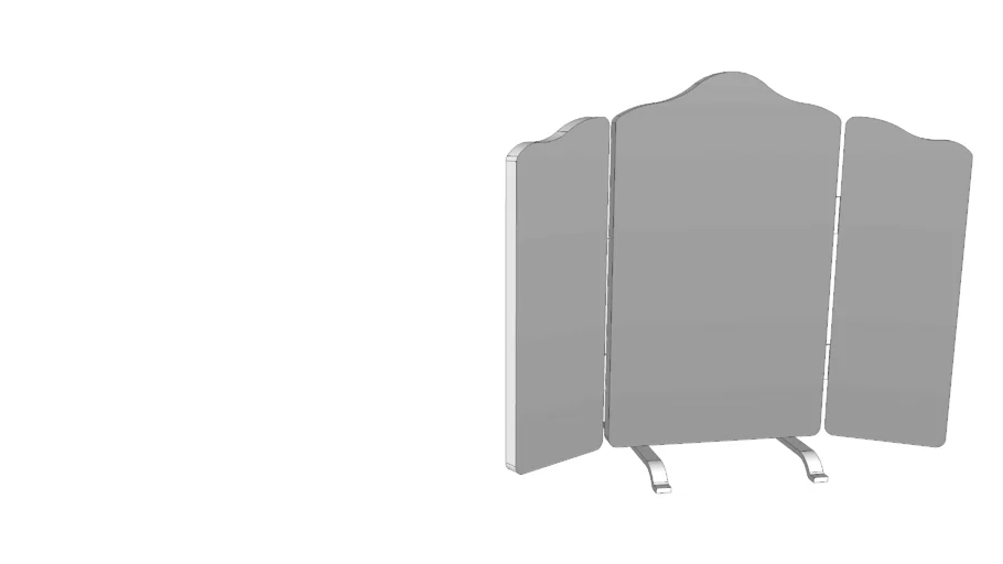 ROSSARED Ikea Trifold Mirror