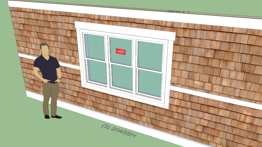 Triple Single Hung Window