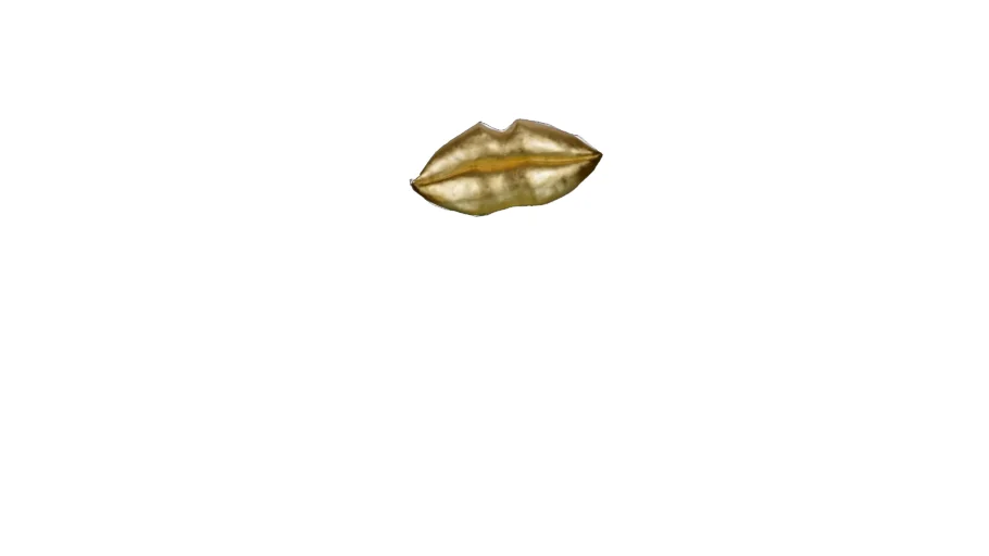 Lip Sculpture Wall Art