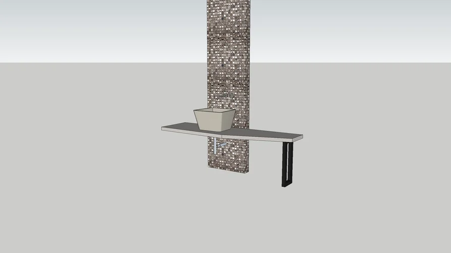 Lavabo piedra y grifo