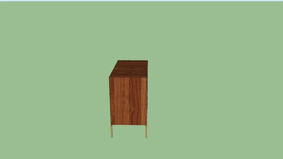 West Elm Malone Campaign 3-Drawer Dresser