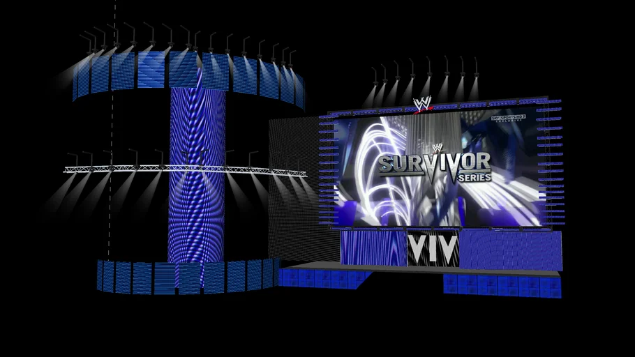 WWE Survivor Series 2008 HD!- MY BEST MODEL YET