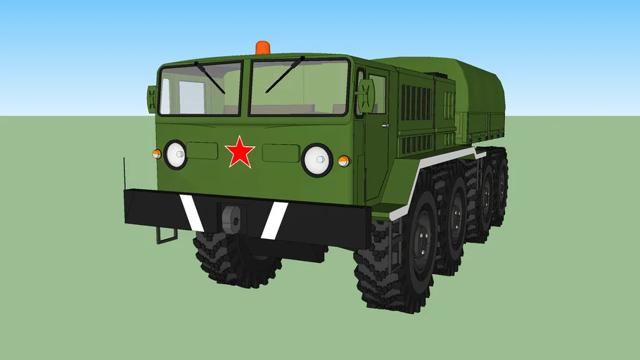 MAZ 537 Heavy Military Transporter