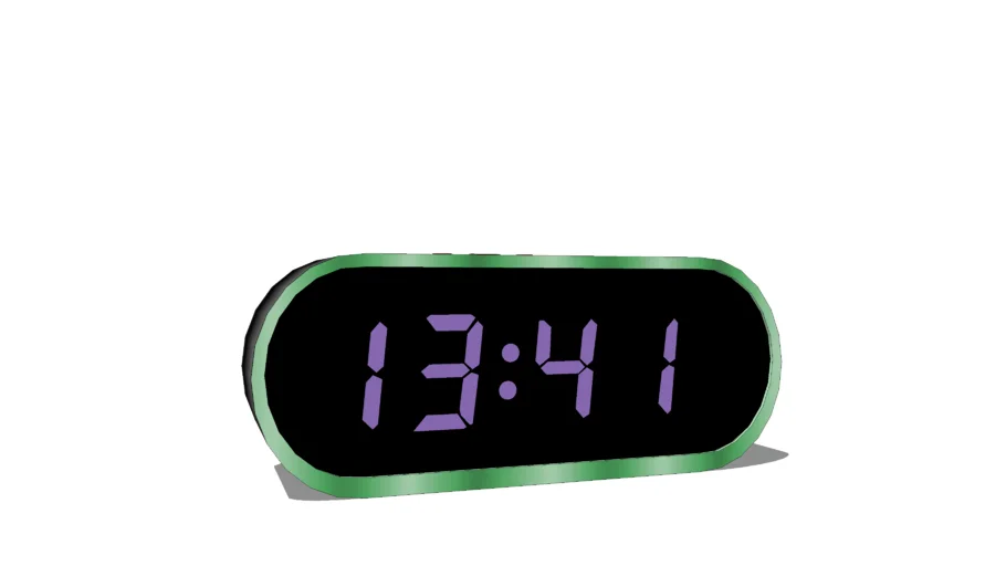 Digital Clock | 3D Warehouse
