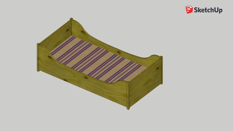 Cama Infantil Montessoriana estilo Tok Stok