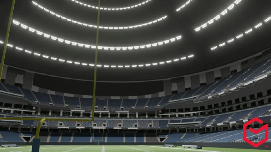 Louisiana Superdome - New Orleans USA 3D model