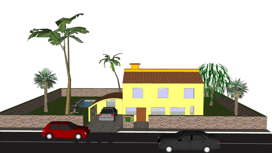 Luxury tropical house