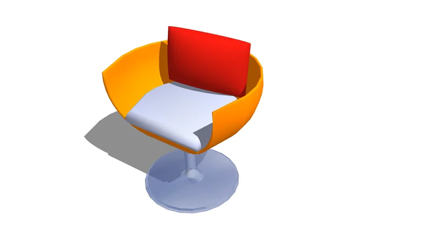 oranžová chair