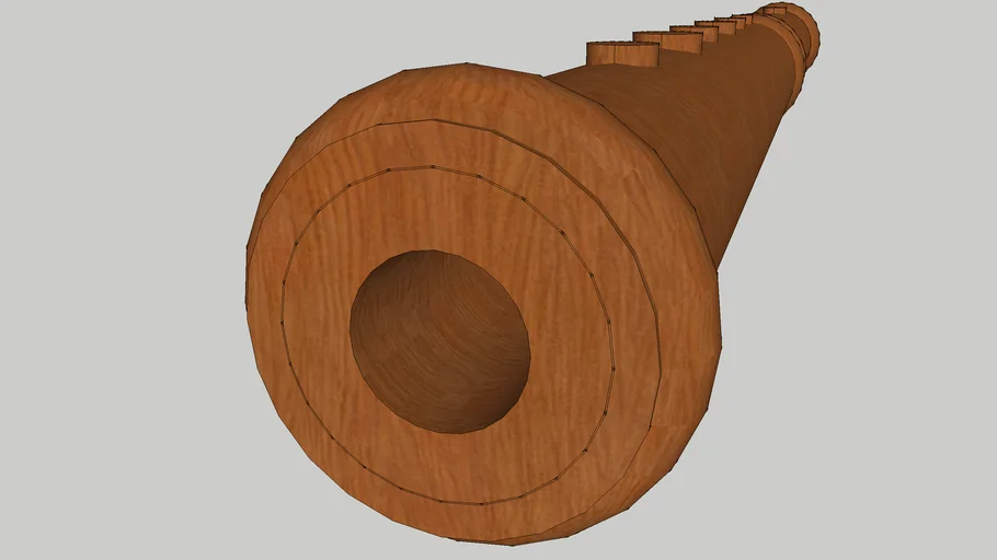 Wooden Rennasince Fife