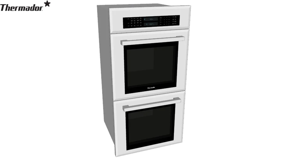 Thermador Built-in Ovens 27inch double MED272JS | 3D Warehouse
