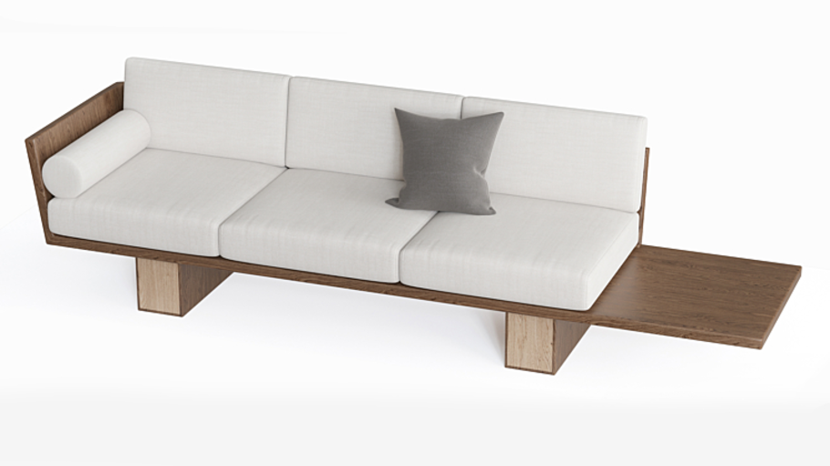 Suelo Modern Wood Sofa