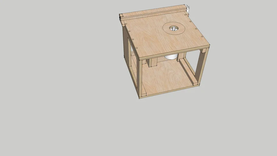 Mini Router Table Diy | 3D Warehouse
