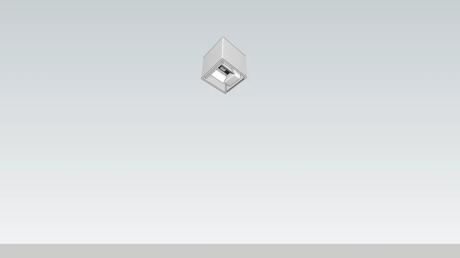 Lampara Cubica Led para Muro