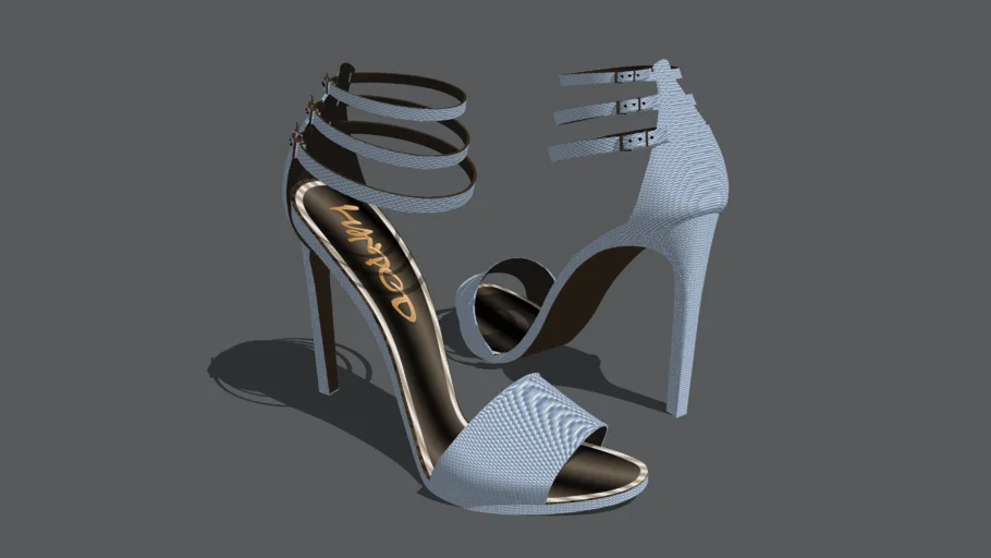"Gucci"... 3 Strap Heel's.. 2 of 5 Colours..