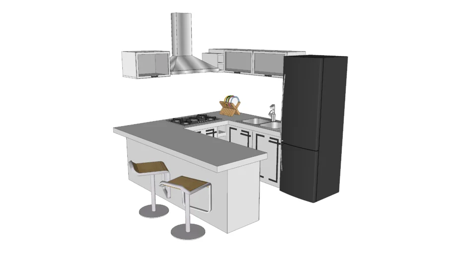 Small Kitchen | 3D Warehouse