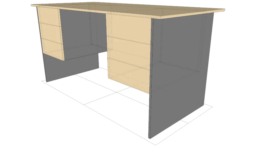 Office Work Table | 3D Warehouse