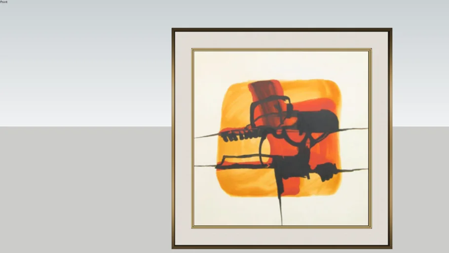 Don Draper's Office Mid-Century Modernest Painting