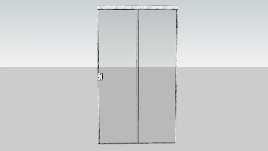 JNAELA/PORTA CORRER 2 FOLHAS