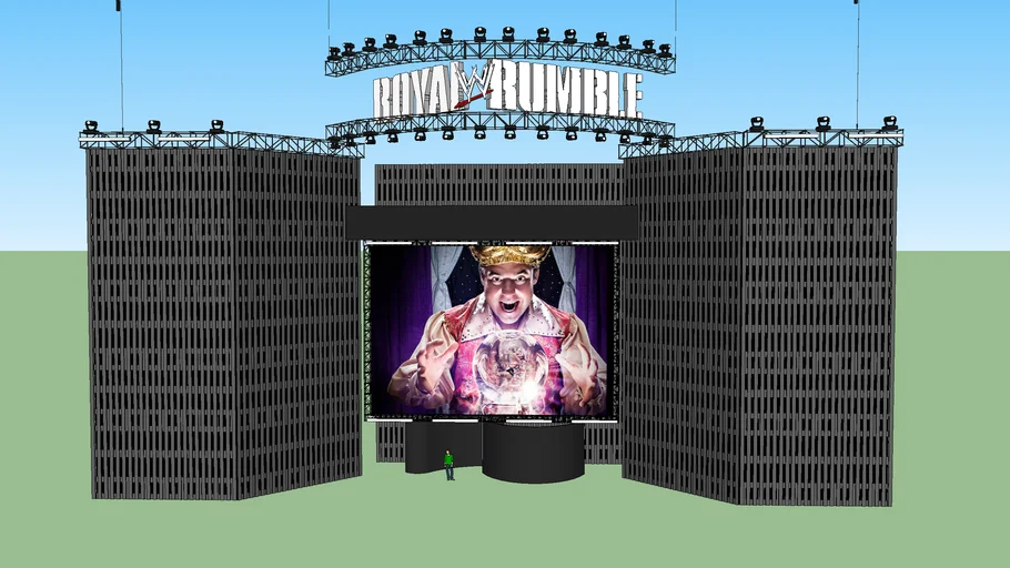 WWE Royal Rumble 2012 Stage concept