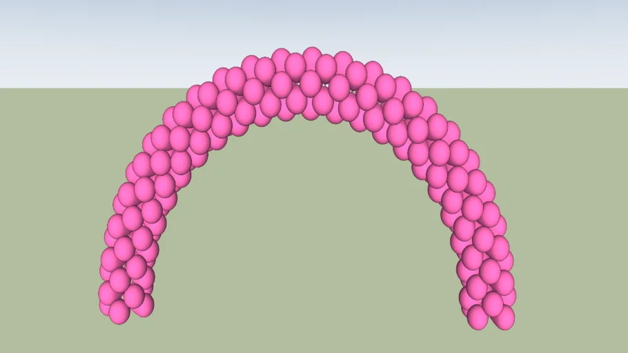 Arco de bexigas para  salão de festas