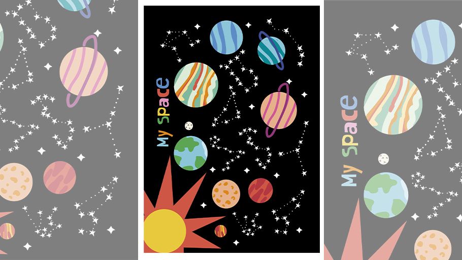 Pôster Infantil - My Space