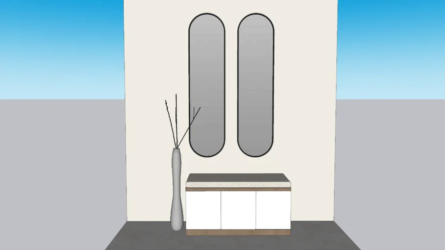 Entrance Lobby Wall & Shoe Rack