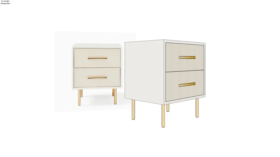 Margot Raffia Nightstand